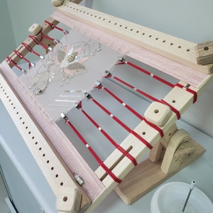 Side Tensioners for Embroidery Frame. Set of 12 Tensioning Accessories for Piecing Fabric for Cross stitch and other needlework applications