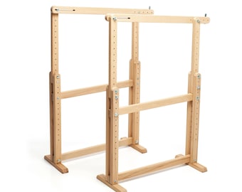 Cadre De Broderie En Bois Réglable - Accessoire De Couture Pour Loisirs Créatifs - 60 X 100 Cm - Forme Carrée - Convient Pour La Création De Beaux Travaux De Broderie à La Maison