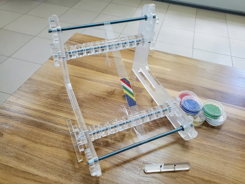 Bead Loom an Upright Beading Loom for Bead Weaving Bracelets Etsy
