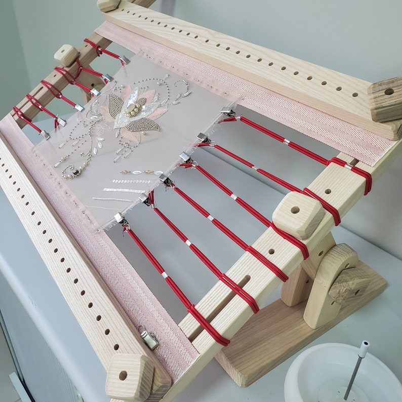 Tambour Embroidery Frame Trestles 24 47 60cm Etsy