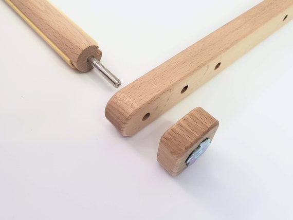 woyufen Borduurcirkel | Scroll Frame - Houten Kruis Naald Frame