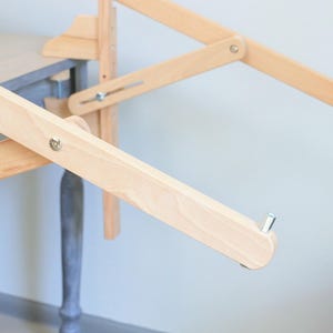Embroidery table, Stand for Slate Frame, Needlework holder with adjustable tilt for hand embroidery tools for craft projects Gifts for mom image 4