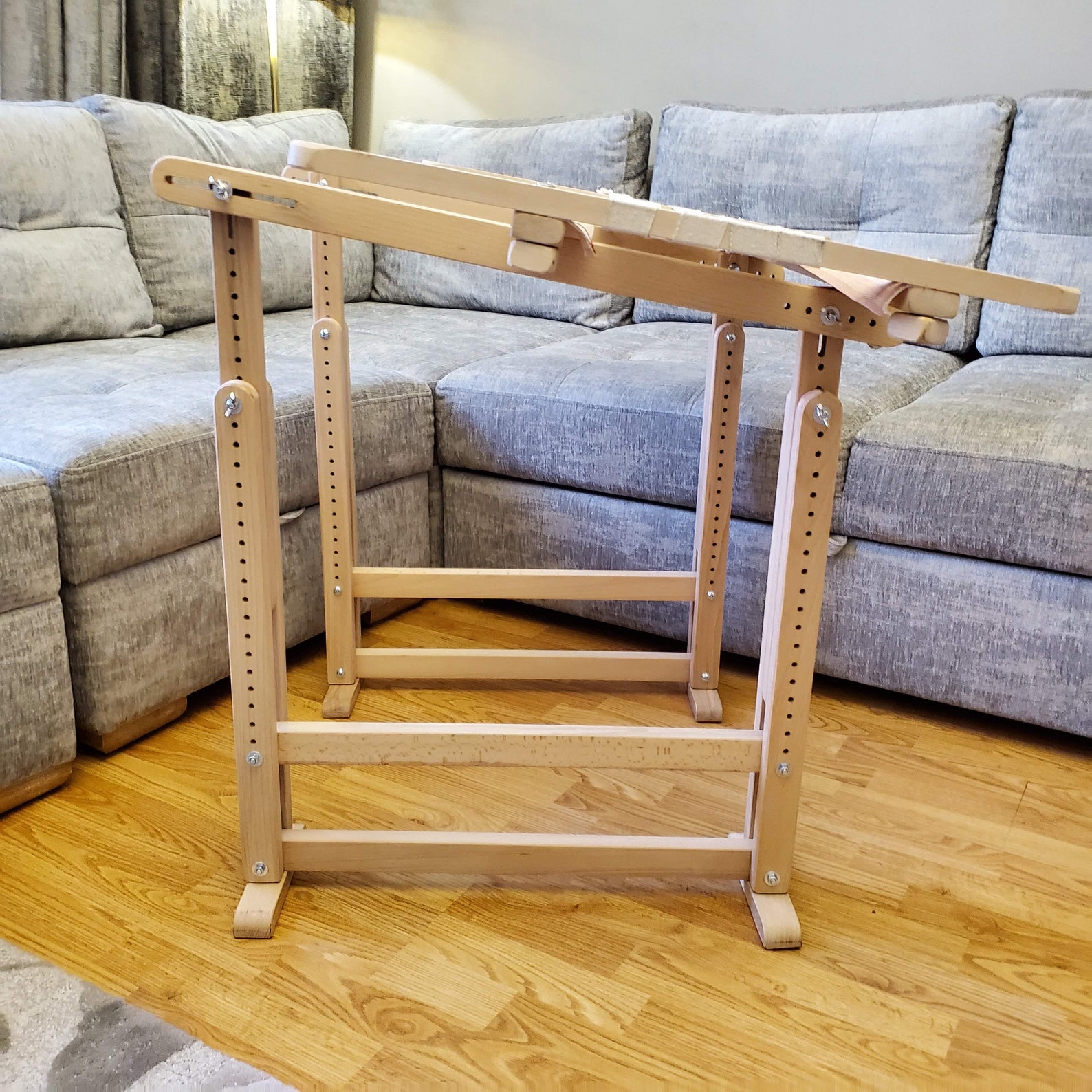 Tambour Embroidery Frame Trestles 24 39 60cm Etsy