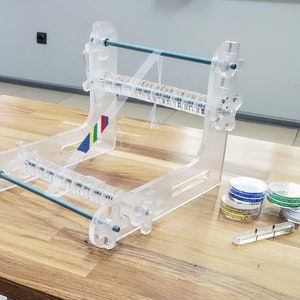 An Upright Beading Loom, table bead loom Supplies for beading and making jewelry and clothing accessories. With generous 10&#39;&#39;x8&#39;&#39; work area
