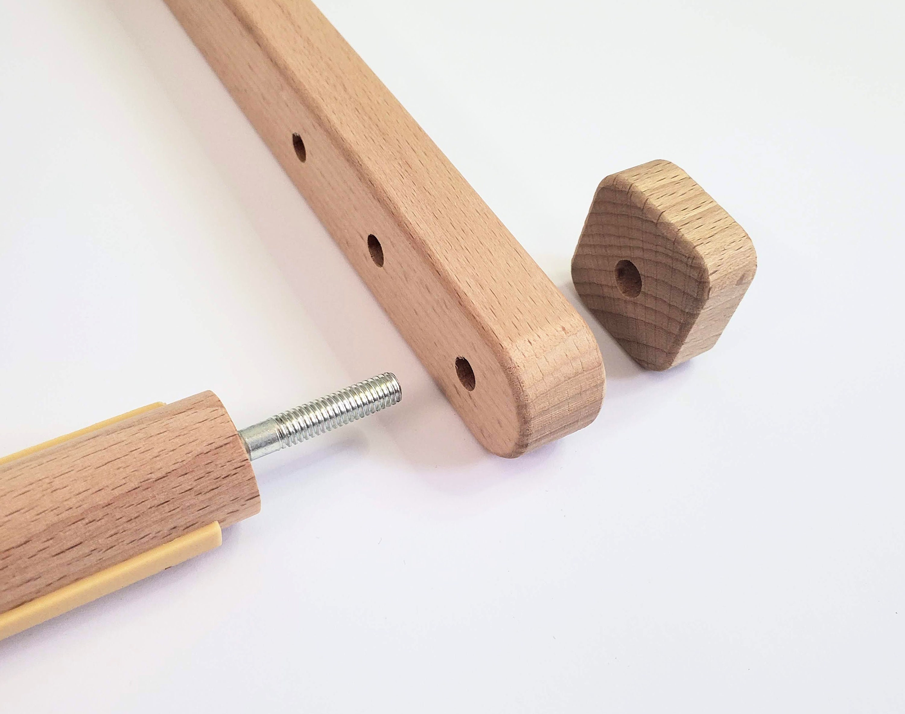 Premium Kreuzstichständer 30x40cm - Buchenholz Stickrahmen Für Handarbeit