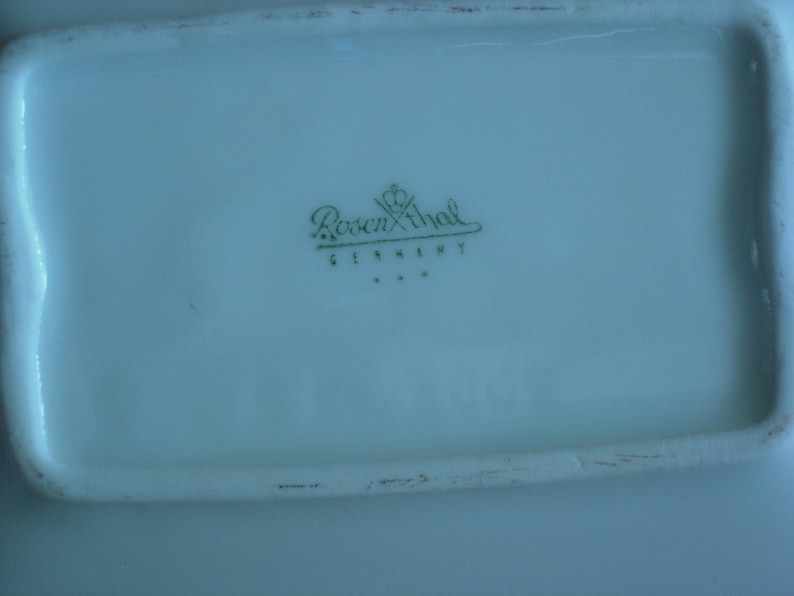 Ring Dish Trinket Tray by Rosenthal Germany pair