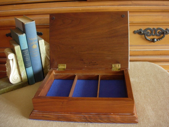 Solid Walnut Jewelry Box - image 2