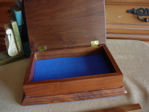 Solid Walnut Jewelry Box - image 4