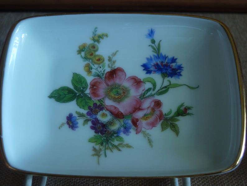 Ring Dish Trinket Tray by Rosenthal Germany pair