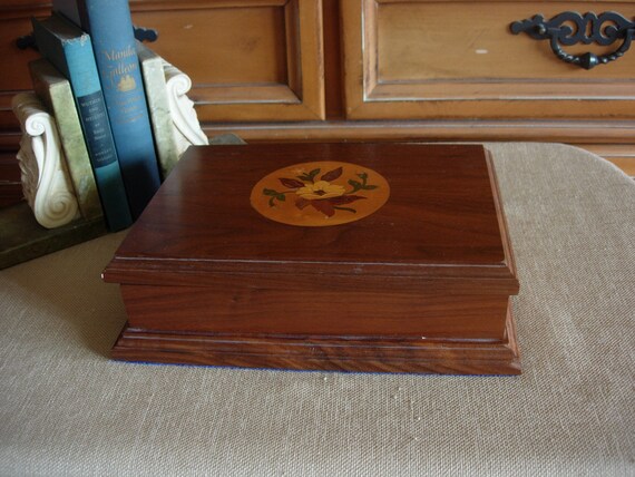 Solid Walnut Jewelry Box