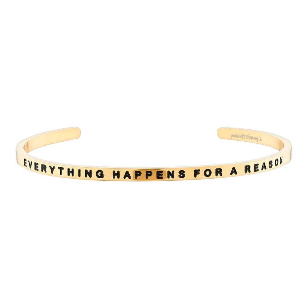 Everything Happens for A Reason Bracelet Inspirational | Etsy