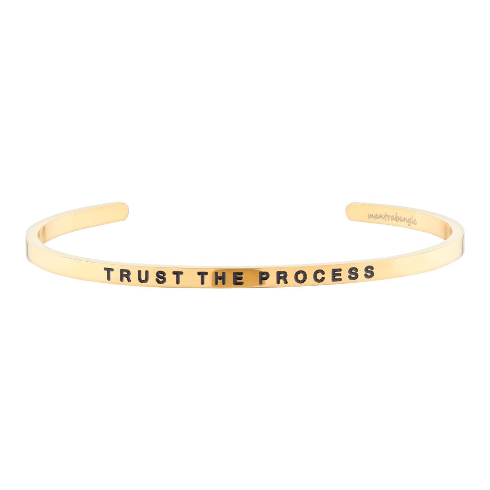 Trust the shop process bracelet