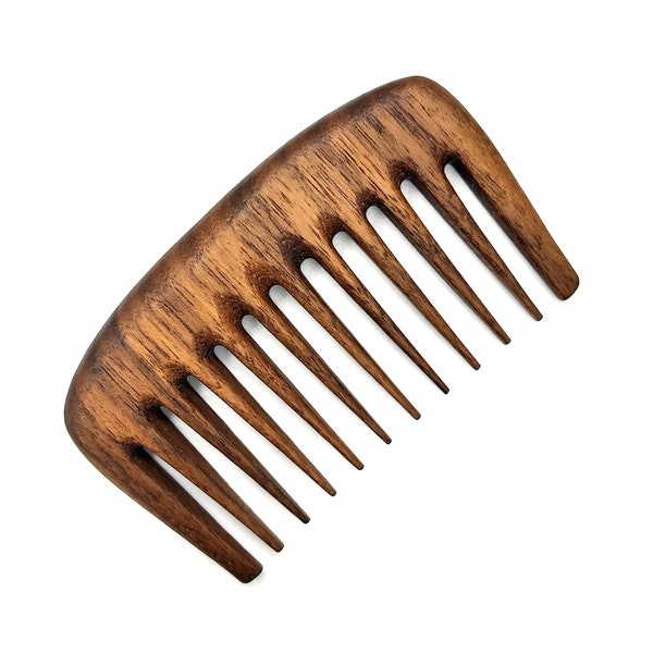 Premium Quality Pocket Comb Walnut Hair Comb- Wooden Comb- Handmade Comb- Healthy Hair- Seamless Wood Comb- Anti Static Comb- For Her