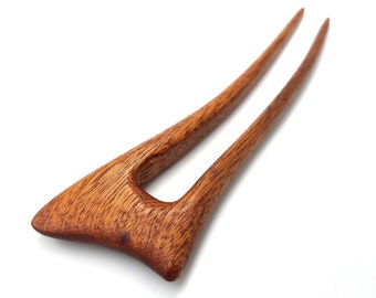 Wooden Hair Fork/ Redwood fork / Wedding Hair Fork / Wooden Hair Pin / Hair Sticks / 2 Prong Hair Fork / For Women / Women Gift / For Her