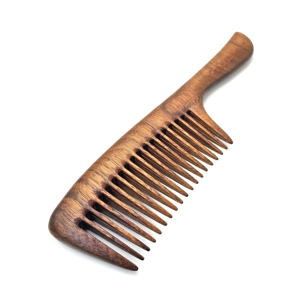 Walnut hair comb - Wooden Hair Comb - Wooden Comb - Wood Comb -  Hair Comb - Handmade Comb - Healthy Hair - Natural Wood - Anti Static Comb