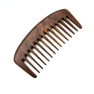 Handmade Premium Quality Whole Piece Natural Wood Hair Comb Without Handle Long Hair Comb Natural Wood Anti Static Comb Wood Comb Women Gift