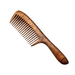 Walnut hair comb - Wooden Hair Comb - Wooden Comb - Wood Comb -  Hair Comb - Handmade Comb - Healthy Hair - Natural Wood - Anti Static Comb