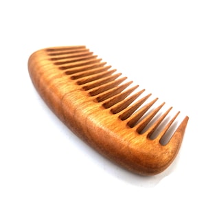 Cherry Hair Comb- Wooden Comb- Wood Comb- Handmade Comb- Healthy Hair- Seamless Wood Comb- Natural Wood- Anti Static Comb- For Him- For Her
