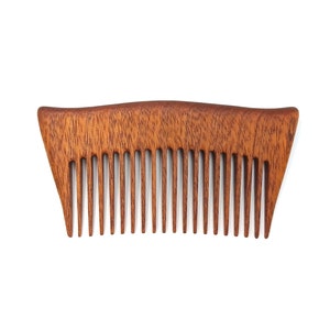 Redwood Hair Comb- Wooden Comb- Wood Comb- Handmade Comb- Healthy Hair- Seamless Wood Comb- Natural Wood- Anti Static Comb- For Him- For Her