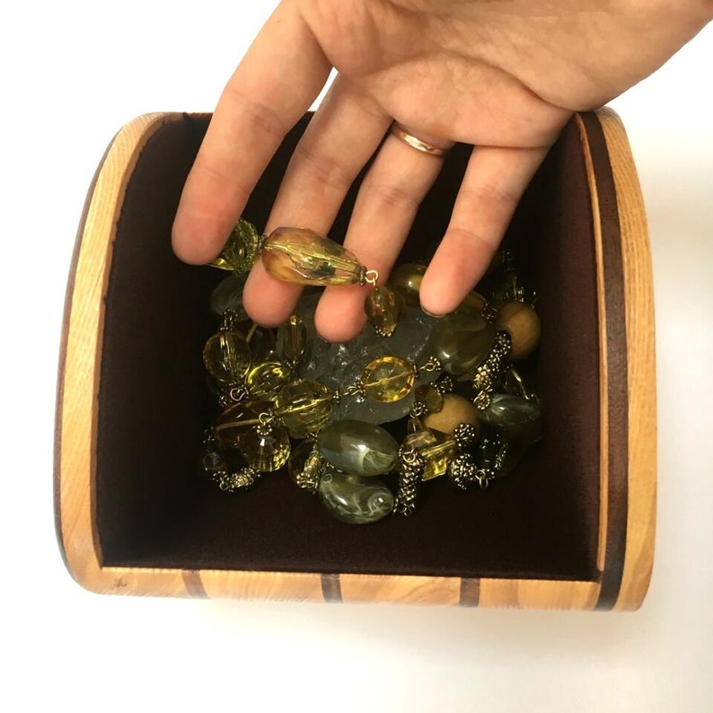 Wooden Jewelry Box Mini \u0421ommode Unique Box Storage Box Box For Jewelry Gift Organizer For Women Home Decor Wooden Art