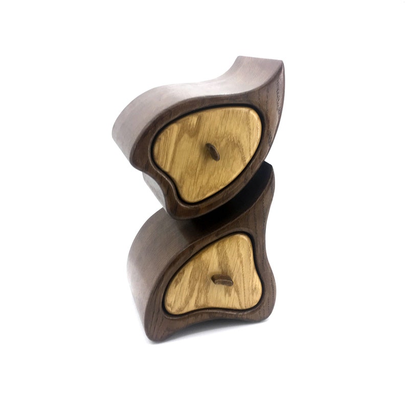 Wooden Jewelry Box Modern Jewelry Box Wooden Storage Box Etsy