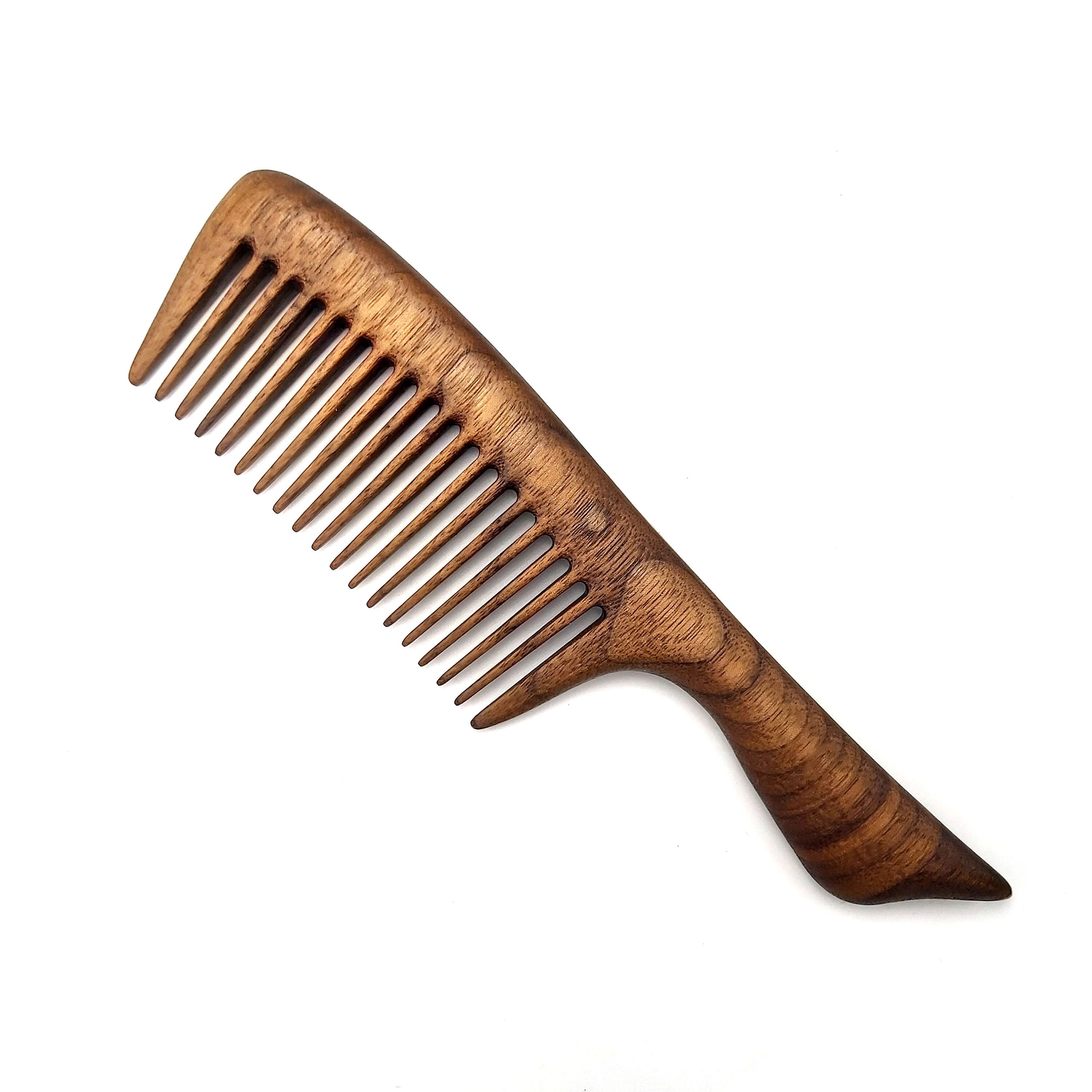 Walnut Hair Comb Wooden Hair Comb Wooden Comb Wood Comb Etsy