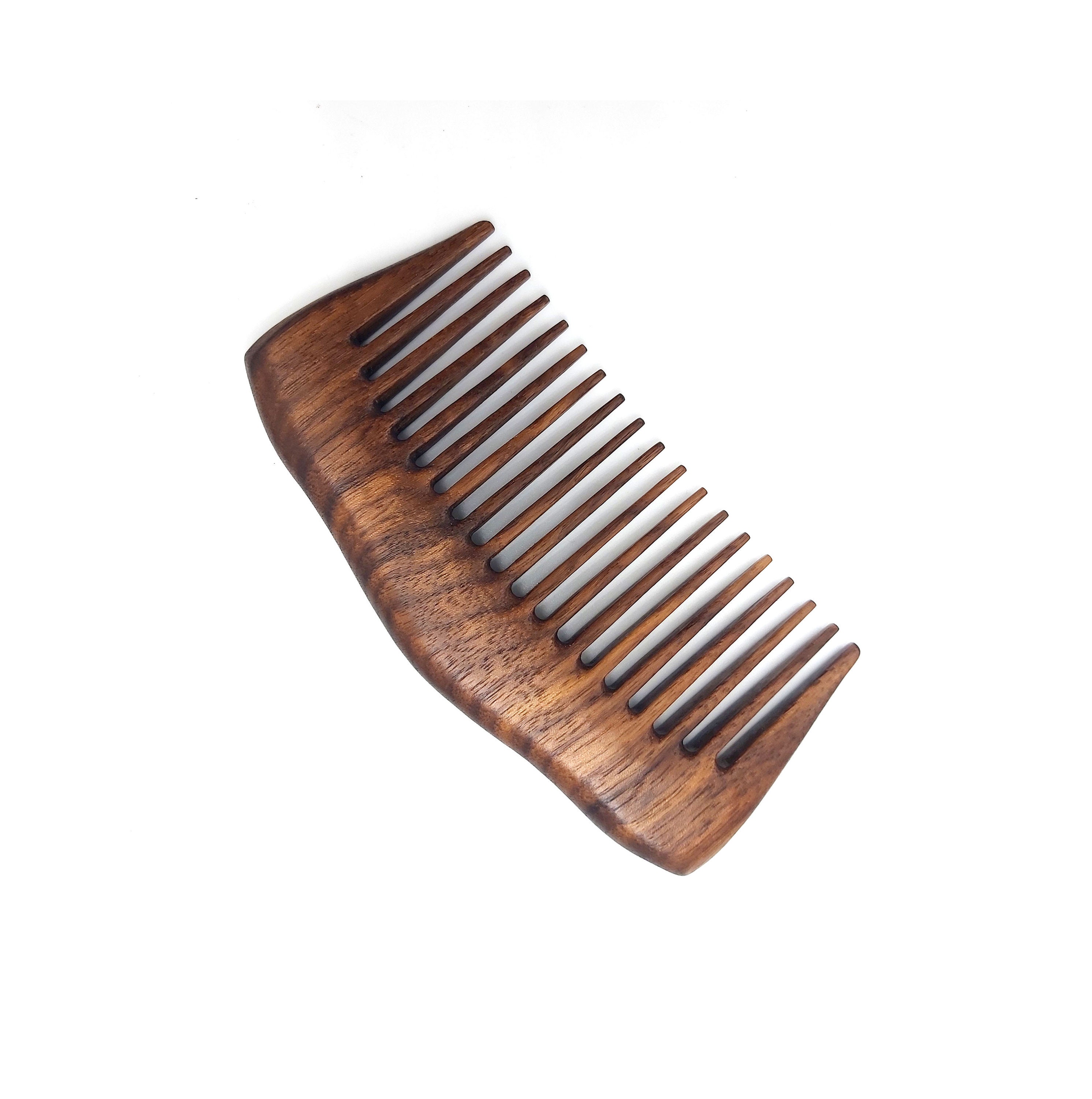 Walnut comb for straight or a little wavy hair / Wooden Comb / Comb / Handmade Comb / Healthy Hair / Natural Wood