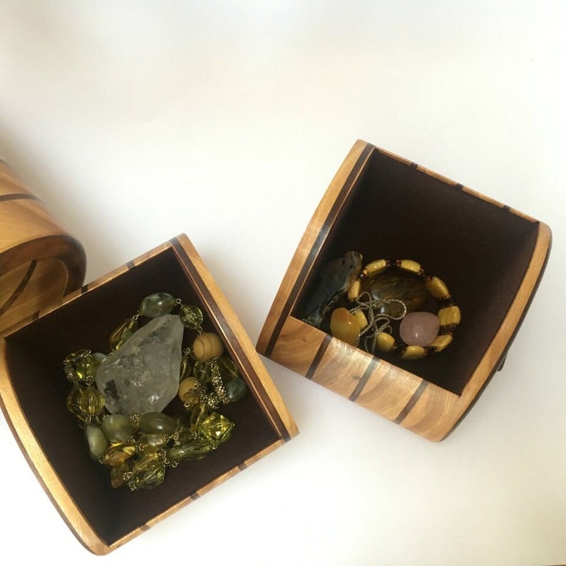 Wooden Jewelry Box Mini \u0421ommode Unique Box Storage Box Box For Jewelry Gift Organizer For Women Home Decor Wooden Art