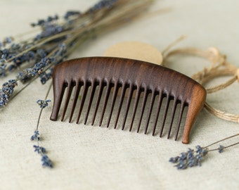 Premium Quality Walnut Hair Comb- Wooden Comb - Handmade Comb - Seamless Wood Comb- Natural Wood- Anti Static Comb- For Him- For Her