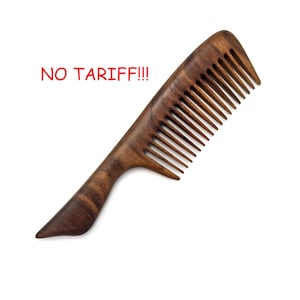 Walnut hair comb - Wooden Hair Comb - Wooden Comb - Wood Comb -  Hair Comb - Handmade Comb - Healthy Hair - Natural Wood - Anti Static Comb