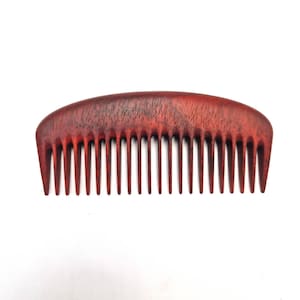 Premium quality Pocket comb Padauk/ Wooden Hair Comb / Hair Comb / Handmade Comb / Wood Hair Brush / Healthy Hair / Natural Wood
