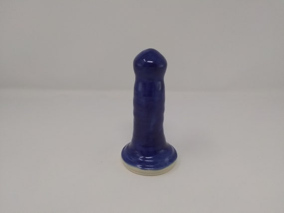 ADULT SEX TOY - Midnight Blue - Handmade Ceramic #326