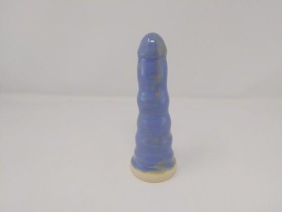 ADULT SEX TOY - Blue Celedon - Handmade Ceramic #313
