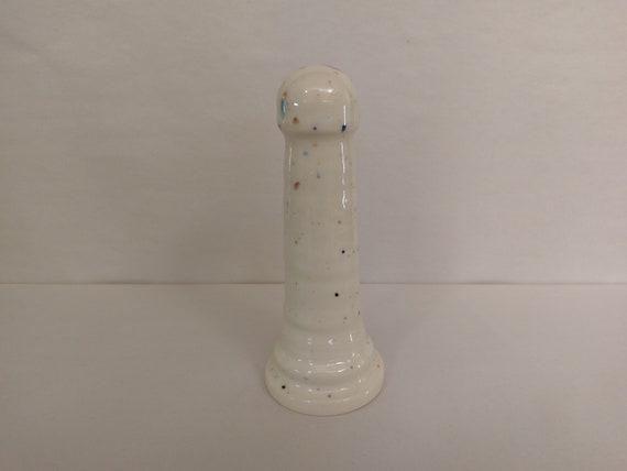 ADULT SEX TOY - Crystal Clear 7 - Handmade Ceramic #118