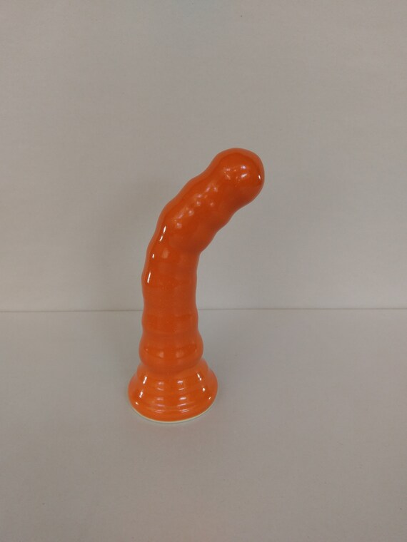 ADULT SEX TOY - Mandarin Orange - Handmade Ceramic #73
