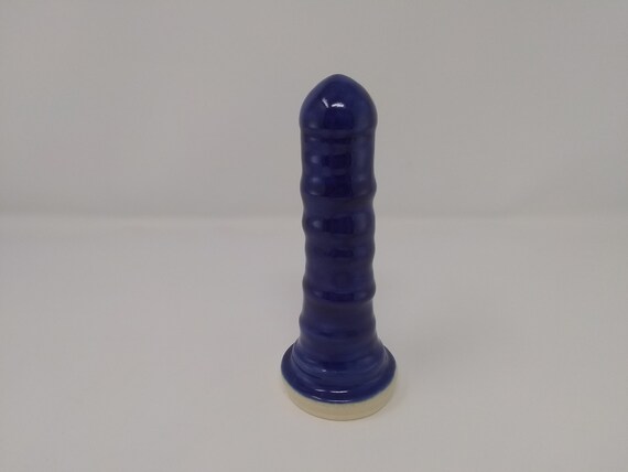 ADULT SEX TOY - Midnight Blue - Handmade Ceramic #323
