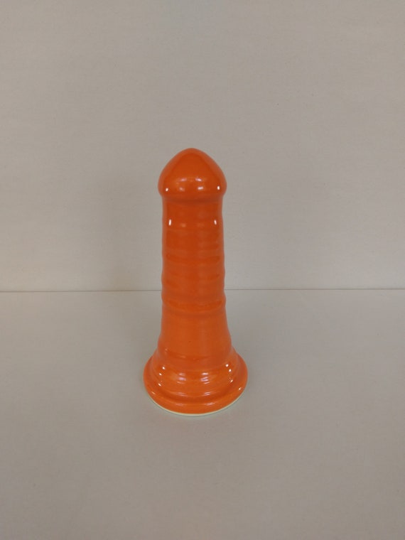 ADULT SEX TOY - Mandarin Orange - Handmade Ceramic #85