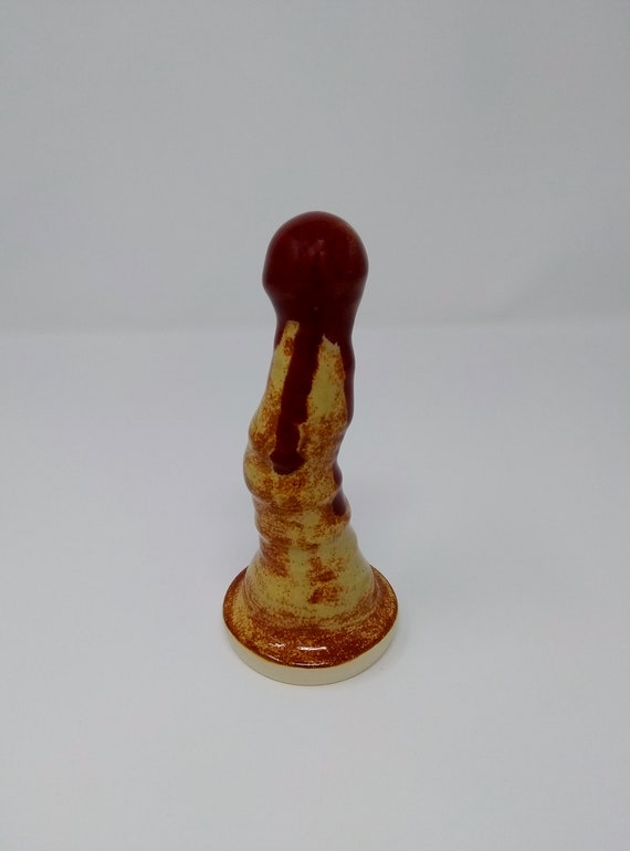 ADULT SEX TOY - Dripping Deep Fireslip - Handmade Ceramic #189