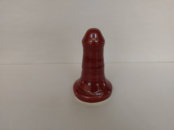 ADULT SEX TOY - Deep Firebrick - Handmade Ceramic #10