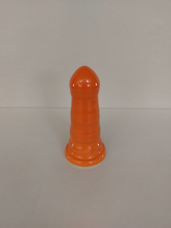 ADULT SEX TOY - Mandarin Orange - Handmade Ceramic #77