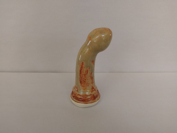 ADULT SEX TOY - Albany Brown Slip - Handmade Ceramic #7