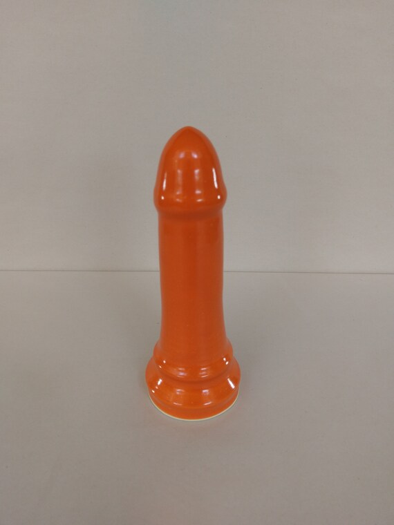 ADULT SEX TOY - Mandarin Orange - Handmade Ceramic #75
