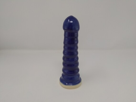 ADULT SEX TOY - Midnight Blue - Handmade Ceramic #325