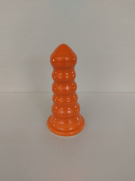 ADULT SEX TOY - Mandarin Orange - Handmade Ceramic #79