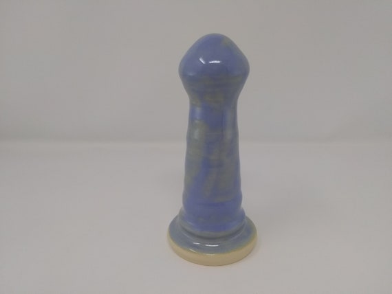 ADULT SEX TOY - Blue Celedon - Handmade Ceramic #315