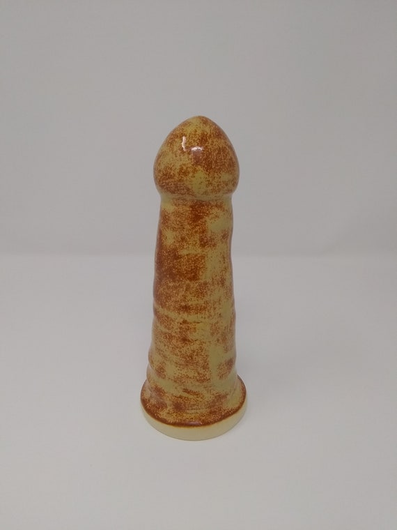 ADULT SEX TOY - Albany Slip Brown - Handmade Ceramic #211