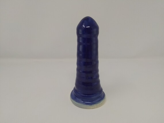 ADULT SEX TOY - Midnight Blue - Handmade Ceramic #320