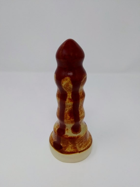 ADULT SEX TOY - Dripping Deep Fireslip - Handmade Ceramic #197