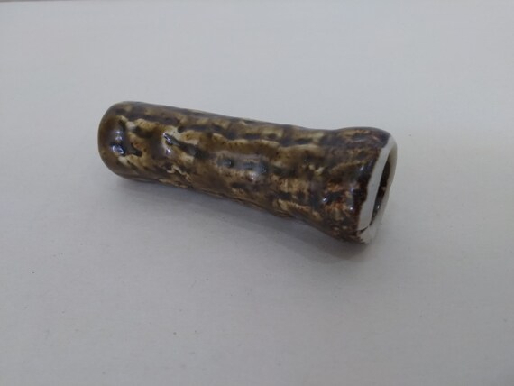 CHILLUM - Temmoku Craters - Handmade Ceramic #621