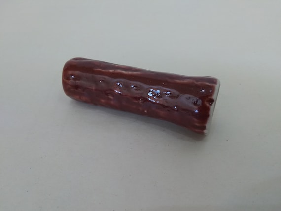 CHILLUM - Deep Firebrick Craters - Handmade Ceramic #624